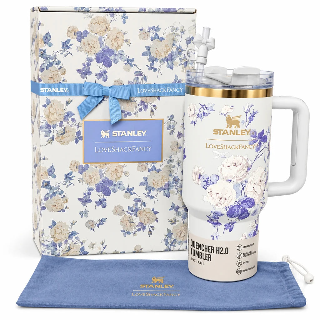 Stanley x LoveShackFancy Everblooming Rosettes 40oz Tumbler – New in Box