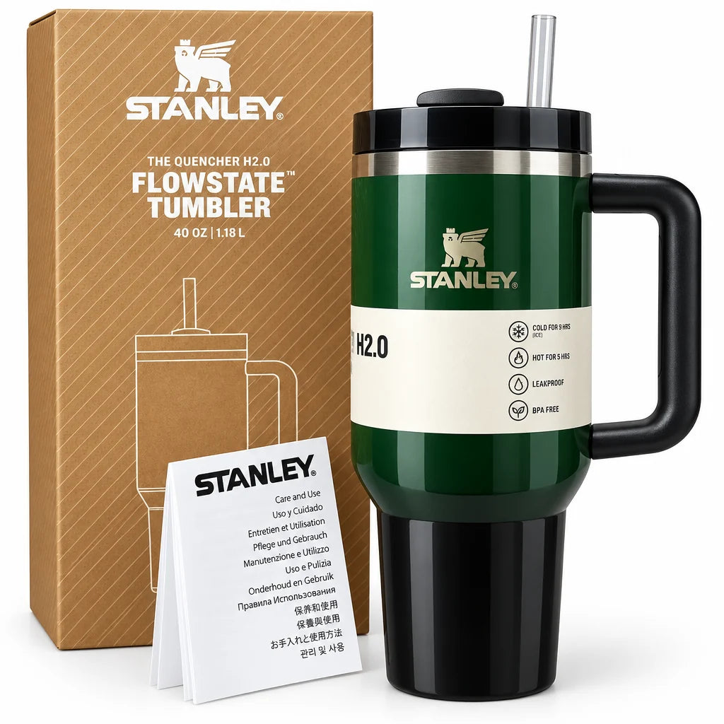 Stanley x Target Wicked Elphaba 40oz H2.0 FlowState Quencher Cup