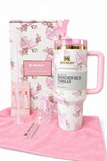 Stanley x LoveShackFancy Holiday Quencher 40oz – Rosa Beaux Pink