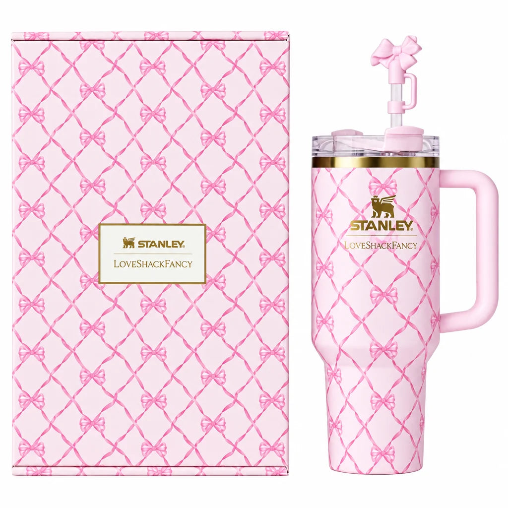 Stanley x LoveShackFancy 40oz Quencher H2.0 FlowState Tumbler
