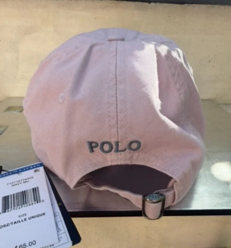 Ralph Lauren Pink Polo Player Baseball Cap | Classic Polo Hat